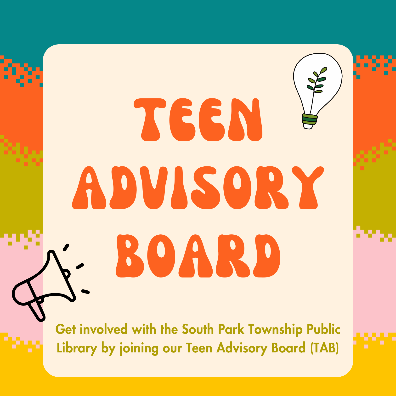teen advisory board flyer