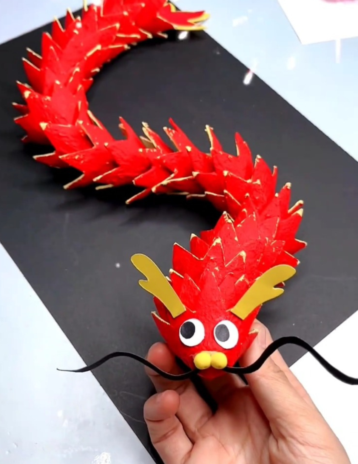 lunar new year dragon craft