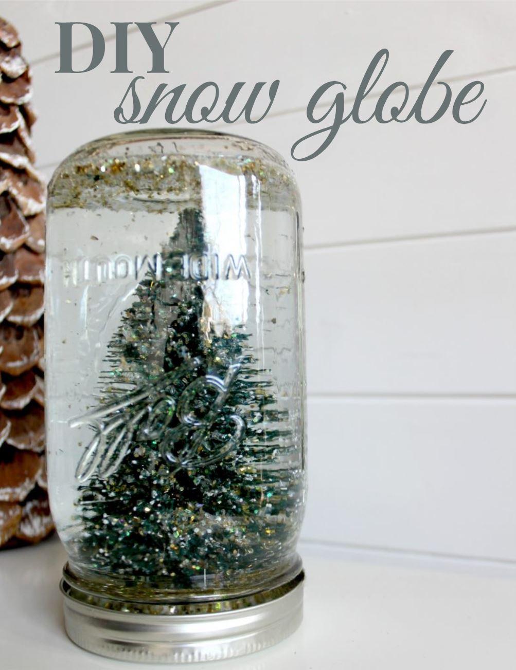 diy snow globe